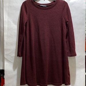 Audrey 3+1 Maroon Dress